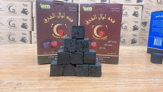 فحم مربعات علب (باكيت) قياس 26*26